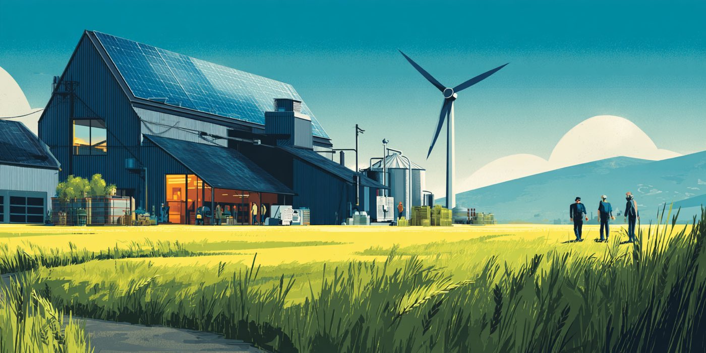 A sustainable distillery powered by renewable energy