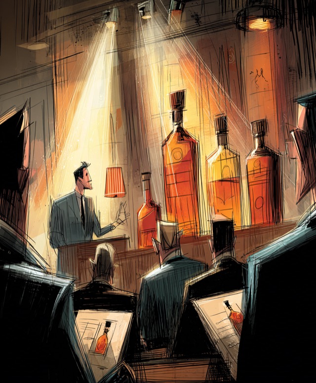A rare bottle of whisky going under the hammer at auction