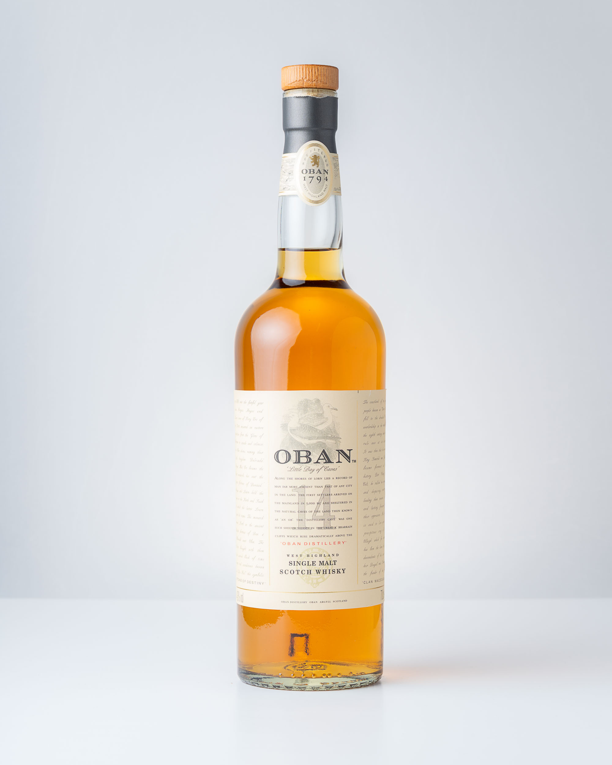 Oban 14 bottle